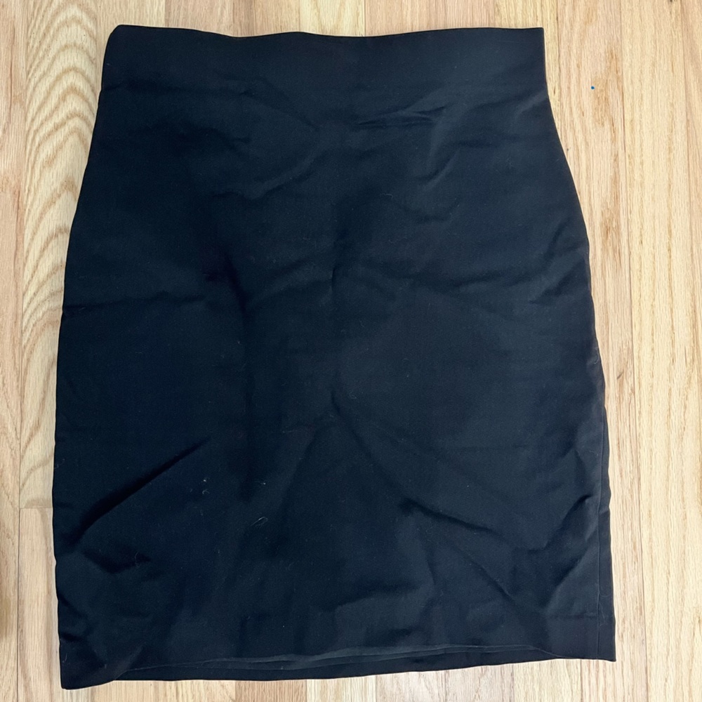 Black pencil skirt